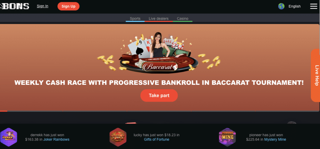 Bot million cassino